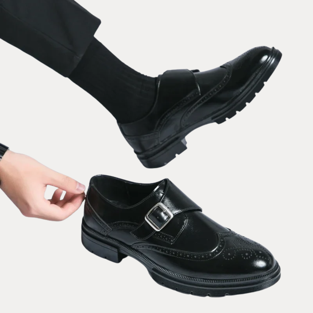Vittorio | Monk Strap Leather Loafers